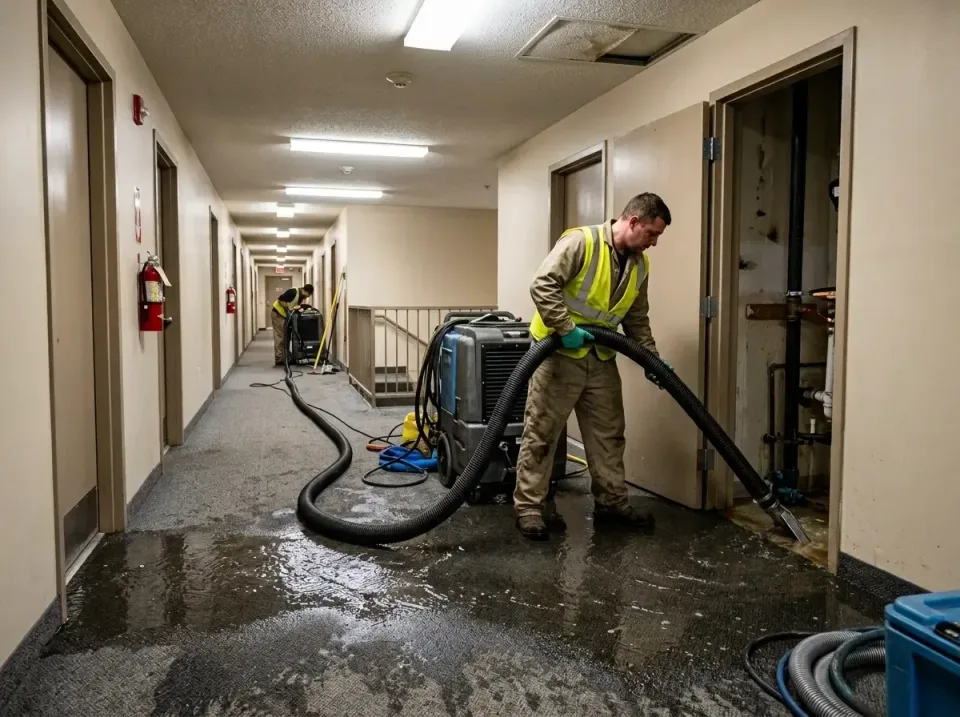 multi-unit-apartment-hallway-f-005 — frequently asked questions, Emergency Burst Pipe Water Extraction & Removal in Deephave…